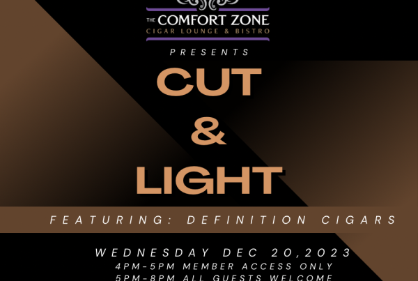 Cut and Light featuring Definition Cigars on Wednesday, December 20.