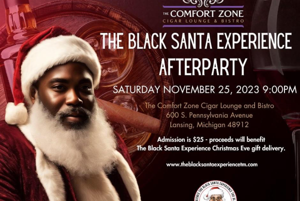 The Black Santa Experience Afterparty on November 25 at 9:00 PM.